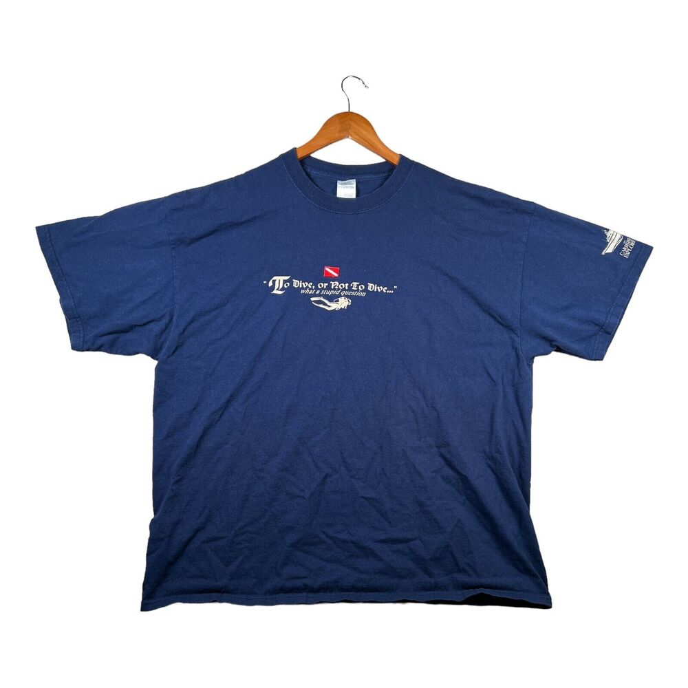 Grand Sea Caribbean Explorer II To Dive Stupid Question Kitt Diving Shirt 2XL